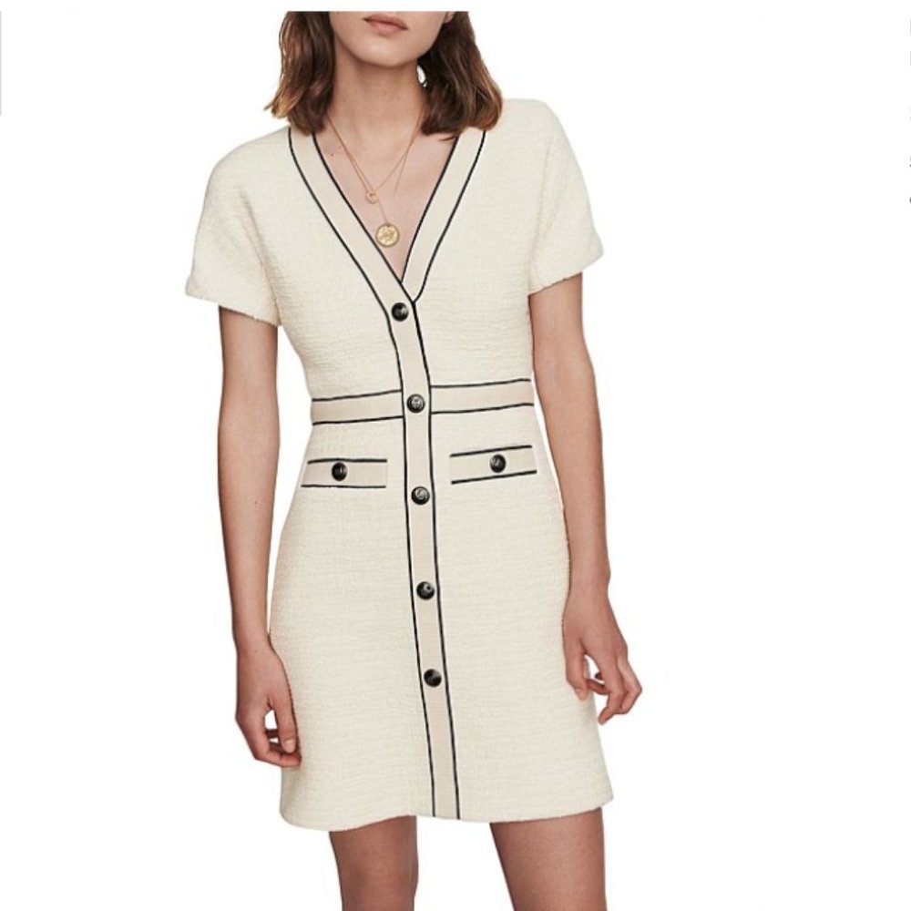 NWT RARE Maje Roppy Dress - Picture 3 of 13